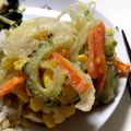 クックSQYGA4☆'s cooksnap of when they made 子供もぺろり。ゴーヤのかき揚げ.