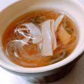 noriko912's cooksnap of when they made 春雨とハムのスープ.