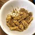 ぽこた☆'s cooksnap of when they made 高野豆腐できなこ味のかりんとう風.