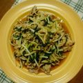 とみじゅ's cooksnap of when they made 豚肉とニラもやしのレモン醤油炒め.
