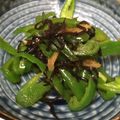 yummy?'s cooksnap of when they made おつまみ☆ビール ピーマンの塩昆布炒め.