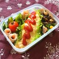 速めのパブロ's cooksnap of when they made お弁当の隙間にクルクルハム♥.