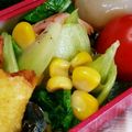 myとんすけ's cooksnap of when they made 青梗菜とベーコン・コーンの塩炒め.