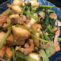 クックSHCHTZ☆'s cooksnap of when they made 厚揚げと豚肉の甘味噌炒め.