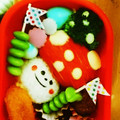 ごまぷりん２２'s cooksnap of when they made 幼稚園 簡単 お弁当 ♡きのこさん.