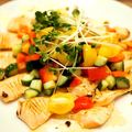 クックGLDUBM☆'s cooksnap of when they made 炙りサーモンの夏野菜マリネソース.