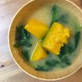 ＊ＡＫＯＲＩ＊'s cooksnap of when they made 簡単♪ほうれん草と かぼちゃのお味噌汁.