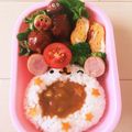 honacco's cooksnap of when they made 幼稚園 お弁当♡カレー（シチュー）くま.