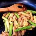 ☆みるひー★'s cooksnap of when they made お弁当にも♪アスパラガスの卵炒め.