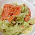 ＊chi〜ko＊'s cooksnap of when they made キャベツと人参のマヨ味噌和え.