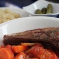 ranrankun's cooksnap of when they made 夏野菜とラム肉のトマトソース.