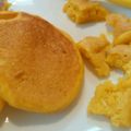 クックTSRW2N☆'s cooksnap of when they made 離乳食にも♪さつまいものホットケーキ.