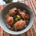 Nozzzzzy's cooksnap of when they made 母の定番◎手を汚さず♪鶏つくねの照り焼き.