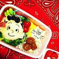 クックMLKZQP☆'s cooksnap of when they made 簡単！可愛い♪キャラ弁☆サザエさん弁当☆.