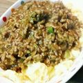 ＊H2R＊'s cooksnap of when they made 麻婆オムレツ ☆ 丼にも！.