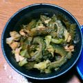 ホンゴウです。's cooksnap of when they made 夏の常備菜☆ゴーヤとキャベツの塩昆布炒め.