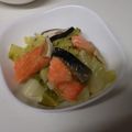 夏冬ママ's cooksnap of when they made 春野菜と鮭の味噌蒸し.
