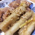 momoka0225's cooksnap of when they made 豚バラとこぼうのゴマ味噌煮.
