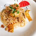 ぱんだ170071's cooksnap of when they made 豚キムチそうめんチャンプル。.