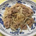 クックSEFA1U☆'s cooksnap of when they made 豚ロースともやしの簡単炒め〜★.