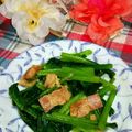 ももちゃんのれしぴ's cooksnap of when they made ベーコンと小松菜のクミン炒め.