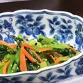 クックGLDUBM☆'s cooksnap of when they made 簡単！にんじんと小松菜のナムル.