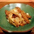 lv_honey's cooksnap of when they made ゴボウ天ぷらの甘辛煮.