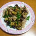 55才のおじさん's cooksnap of when they made 超簡単旨旨〜♪ナスとピーマンの豚バラ炒め.