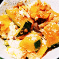 Mocci。's cooksnap of when they made 秋の味覚満載☆鮭と南瓜の白和え.