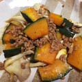 チャン☆テソン's cooksnap of when they made ☆かぼちゃと豚挽き肉と舞茸の甘辛炒め☆.