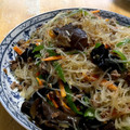 ちぇんばあ's cooksnap of when they made うまうま♡ひき肉とピーマンの春雨炒め.