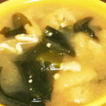 ハリネズミYK's cooksnap of when they made わかめと油揚げの味噌汁.