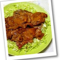nyaaaaan's cooksnap of when they made ガツガツ食べるうちの♥♡しょうが焼き。.