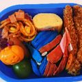 ちはりん☆'s cooksnap of when they made 仮面ライダービルドのキャラ弁.