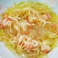 まあちゃんとペロ's cooksnap of when they made たまねぎとかにかまのマリネ.