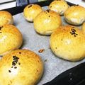 杉嫁ちゃん's cooksnap of when they made 手ごねで簡単、しっとり生地のあんぱん.