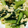 にゃにゃーん☆'s cooksnap of when they made ふんわりエリンギ・小松菜の卵とじ♪.