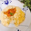 ナピト's cooksnap of when they made じゃが芋入りスモークチーズのオムレツ.