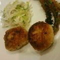 eiyoushi's cooksnap of when they made 半分おからなのにしっとり♡ メンチカツ.