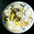 くーちゃん＆もも's cooksnap of when they made 秋の味覚❁さつまいもごはん.