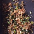 三兄妹ママ奮闘中＊'s cooksnap of when they made 簡単おかず：小松菜のラー油ふりかけ.