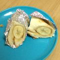 tomoko210's cooksnap of when they made トーストバナナロール.