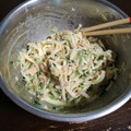 うーにゃん1203's cooksnap of when they made 簡単 きゅうりと大根のカレーマヨ サラダ.