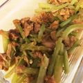 ikomaki's cooksnap of when they made 秋の一品★芋づるとツナ＆コーンの炒め煮.