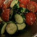 にのおり's cooksnap of when they made きゅうりとトマトのナムル.