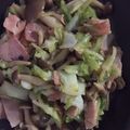 いしーーー's cooksnap of when they made 簡単！キャベツとしめじのにんにく醤油炒め.