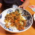 麻婆母神's cooksnap of when they made 超簡単！　和風キーマカレー丼.