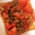 ＊にょにょん＊'s cooksnap of when they made トーストon納豆トマト.