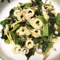 ♪ずっとずっと♪'s cooksnap of when they made つるむらさきと茗荷の梅和え.