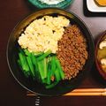 ちー☆ぱん's cooksnap of when they made ★みんな大好き★そぼろ丼.